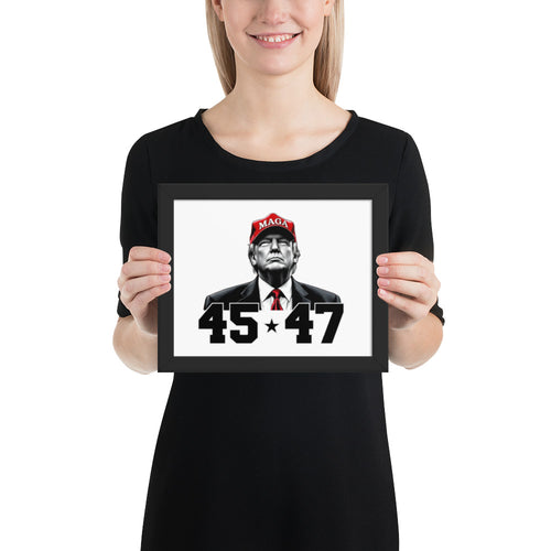 President 45-47 Framed Wall Print